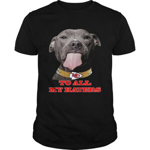 Dog Licking Your Screen Kansas City Chiefs To All My Haters Shirt